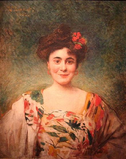 Leon Joseph Florentin Bonnat Portrait de madame Dotezac China oil painting art